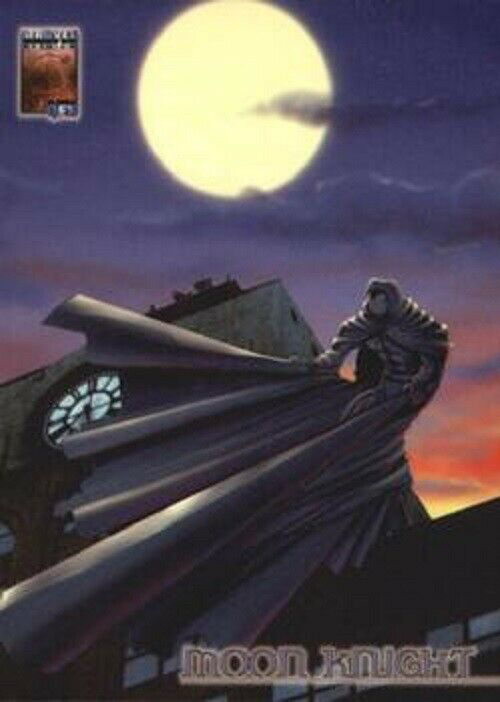 Marvel Premium QFX 1997 - 39 - Moon Knight - Damaged Cards Vintage Trading Card Singles Fleer