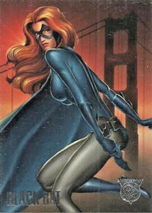 Marvel DC Amalgam 1996 - 07 - Black Bat Vintage Trading Card Singles Skybox   