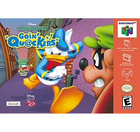 Donald Duck - Goin’ Quackers - N64 - Loose Video Games Nintendo   