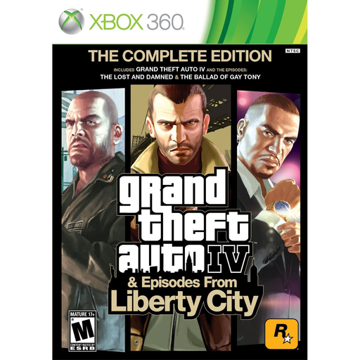 Grand Theft Auto IV & Episodes from Liberty City - Xbox 360 - in Case Video Games Microsoft   