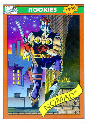Marvel Universe 1990 - 086 - Nomad Vintage Trading Card Singles Impel   