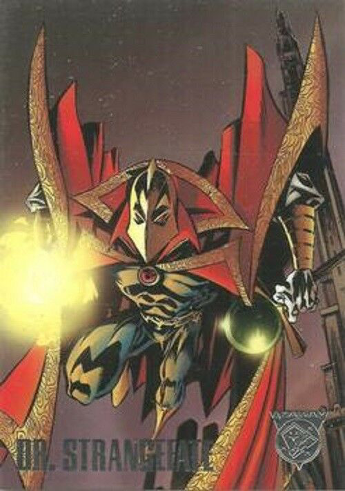 Marvel DC Amalgam 1996 - 10 - Dr. Strangefate Vintage Trading Card Singles Skybox