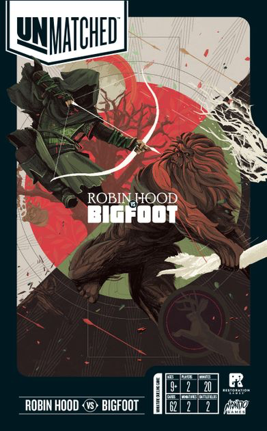 Unmatched: Robin Hood vs. Bigfoot Board Games PUBLISHER SERVICES, INC   