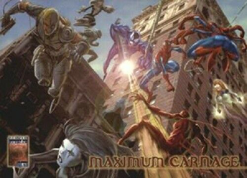 Marvel Premium QFX 1997 - 72 - Maximum Carnage - Damaged Card Vintage Trading Card Singles Fleer