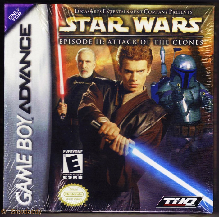 Star Wars - Episode II - Attack of the Clones - Game Boy Advance - Loose Video Games Nintendo   