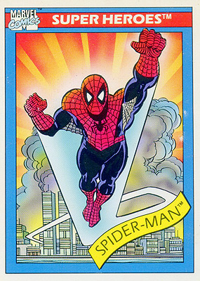 Marvel Universe 1990 - 030 - Cosmic Spider-Man Vintage Trading Card Singles Impel