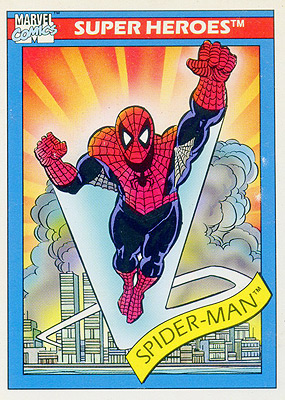 Marvel Universe 1990 - 030 - Cosmic Spider-Man Vintage Trading Card Singles Impel   