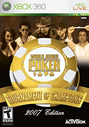 World Series of Poker - Tournament of Champions - Xbox 360 - in Case Video Games Microsoft   