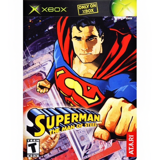 Superman - The Man of Steel - Xbox - in Case Video Games Microsoft   