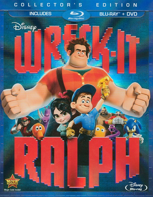 Wreck-It Ralph - Blu-Ray Media Heroic Goods and Games   