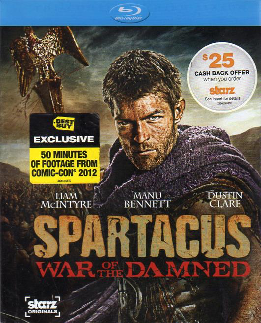 Spartacus: War of the Damned - Blu-Ray Media Heroic Goods and Games   