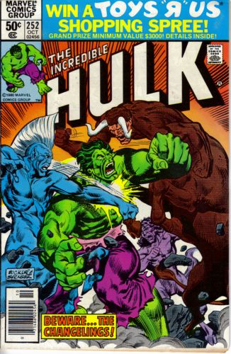 Incredible Hulk, Vol. 1 #252 Comics Marvel   