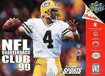 NFL Quarterback Club 1999 - N64 - Loose Video Games Nintendo   