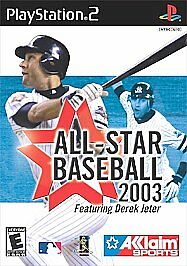 All-Star Baseball 2003 - Playstation 2 - Complete Video Games Sony   