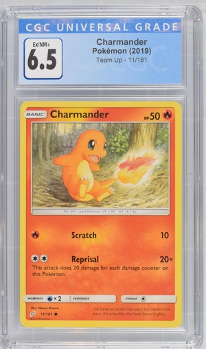 Pokemon - Charmander - Team Up 2019 - CGC 6.5 Vintage Trading Card Singles Pokemon   