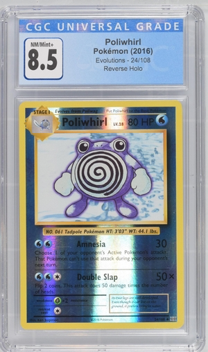 Pokemon - Poliwhirl - Evolutions 2016 Reverse Holo