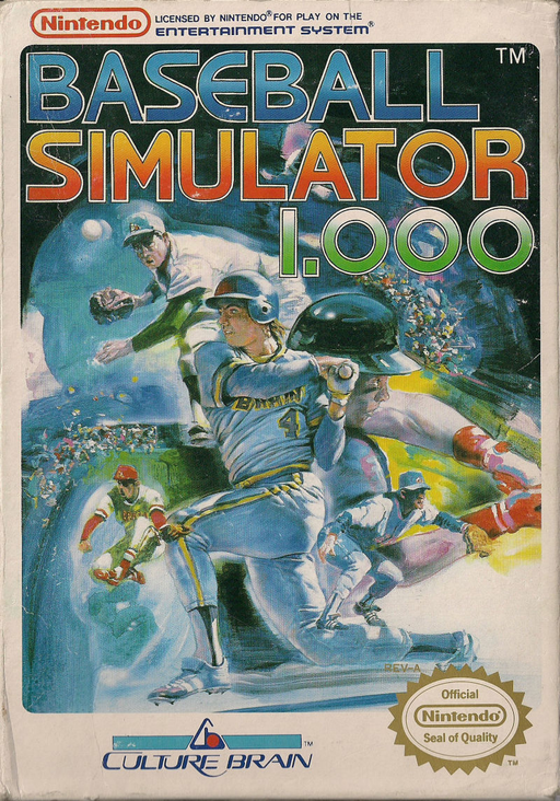 Baseball Simulator 1.000 - NES - Loose Video Games Nintendo   