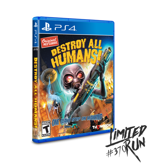 Destroy All Humans! - Limited Run #370 - Playstation 4 - Sealed Video Games Limited Run   
