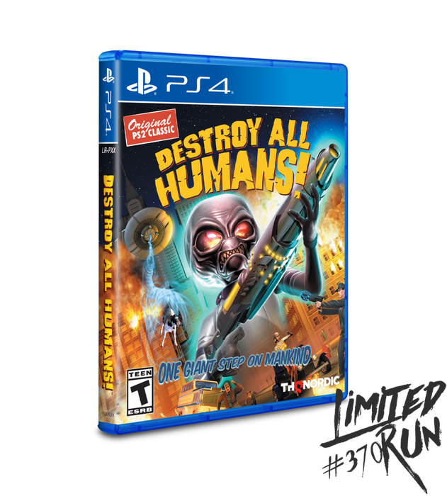 Destroy All Humans! - Limited Run #370 - Playstation 4 - Sealed Video Games Limited Run   