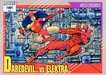 Marvel Universe 1991 - 095 - Daredevil vs. Elektra Vintage Trading Card Singles Impel