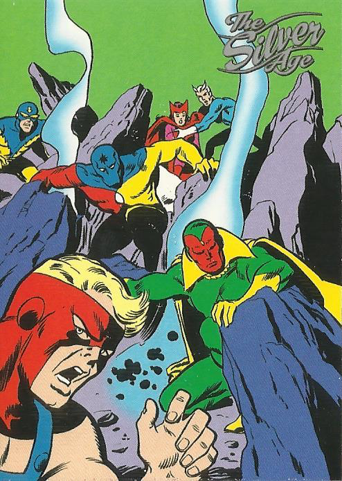 Marvel - The Silver Age 1998 - 92- Avengers #86 Vintage Trading Card Singles Skybox