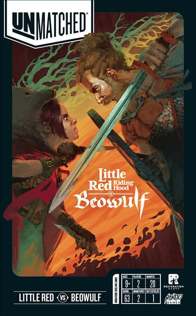 Unmatched: Little Red Riding Hood vs. Beowulf Board Games PUBLISHER SERVICES, INC   