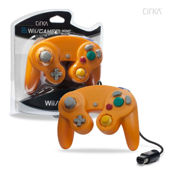 Wii/Gamecube Wired Controller - Orange Video Game Accessories Hyperkin   