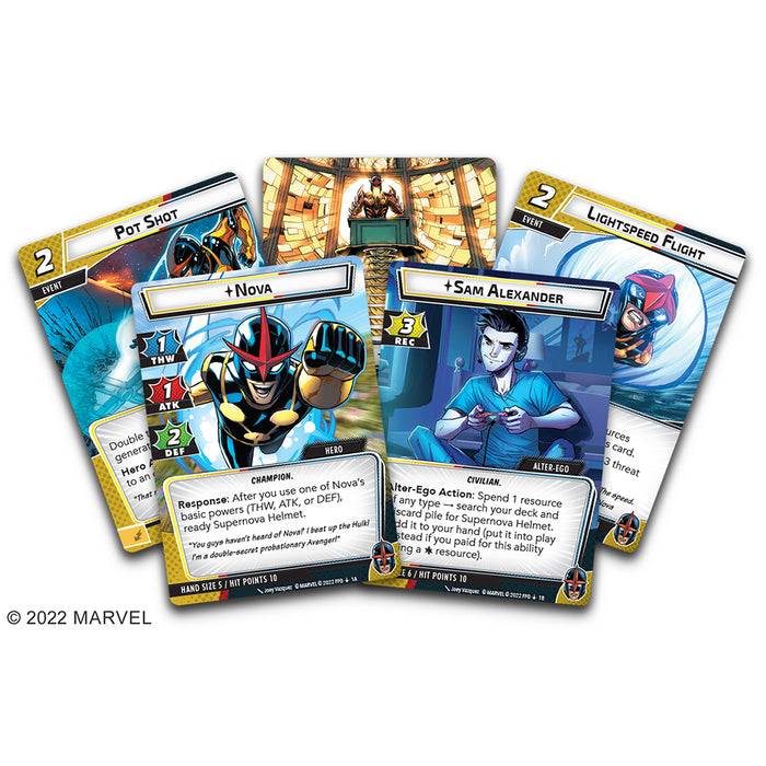 Marvel Champions LCG: Nova Hero Pack Board Games ASMODEE NORTH AMERICA   