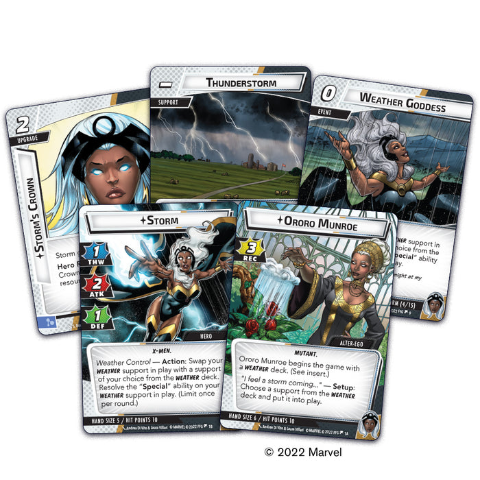 Marvel Champions LCG: Storm Hero Pack Board Games ASMODEE NORTH AMERICA   