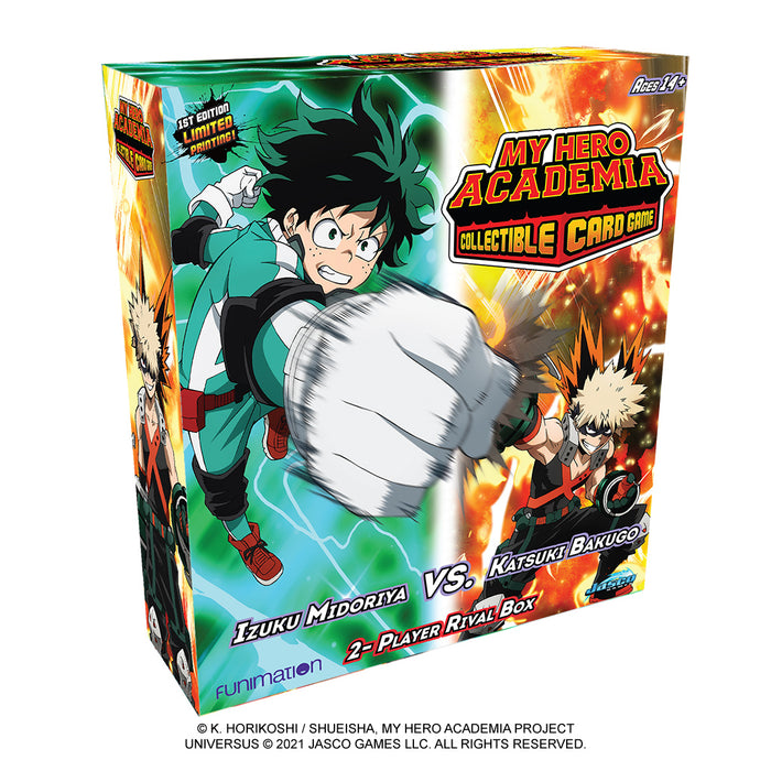 My Hero Academia CCG Series 1 Booster Box & Rival Deck Bundle CCG Jasco   