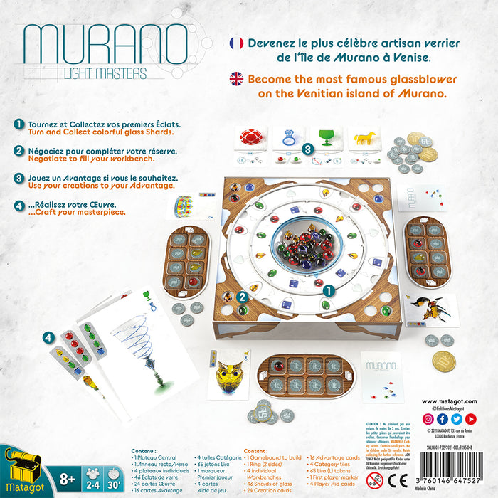 Murano - Light Masters Board Games ASMODEE NORTH AMERICA   