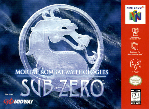Mortal Kombat Mythologies - Sub-Zero - N64 - Loose Video Games Nintendo   