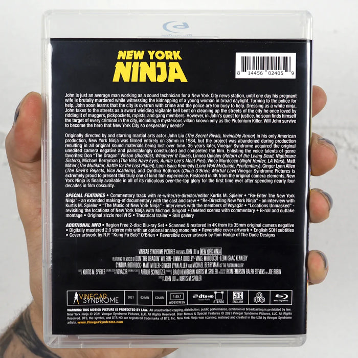 New York Ninja -  Blu-Ray - Sealed Media Vinegar Syndrome   