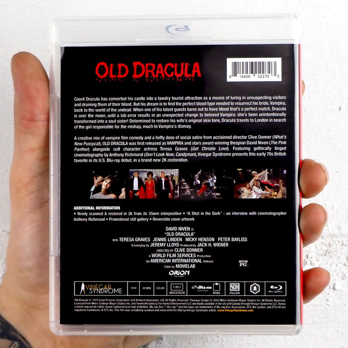 Old Dracula - Blu-Ray - Sealed Media Vinegar Syndrome   