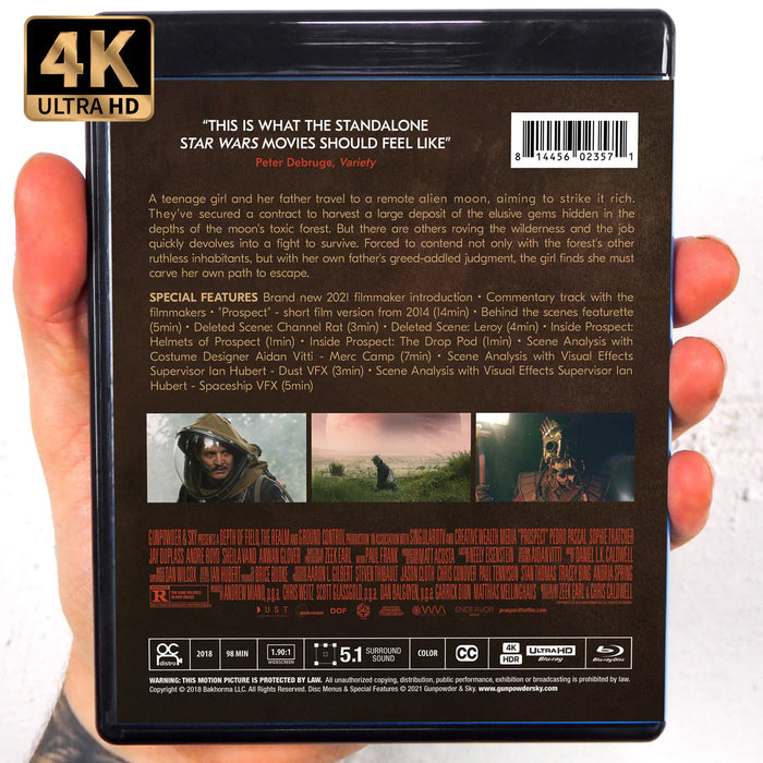 Prospect [Gunpowder & Sky] - 4K & Blu-Ray - Sealed Media Vinegar Syndrome   