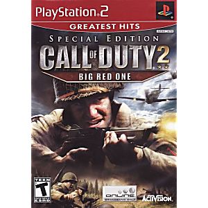 Call of Duty 2 - Big Red One - Greatest Hits - Playstation 2 - Complete Video Games Sony   