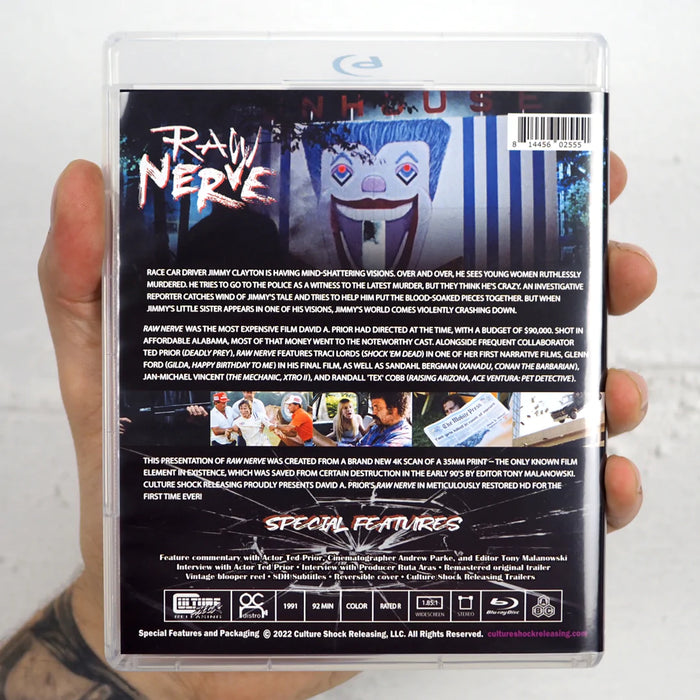 Raw Nerve - Limited Edition Slipcover - Blu-Ray - Sealed Media Vinegar Syndrome   