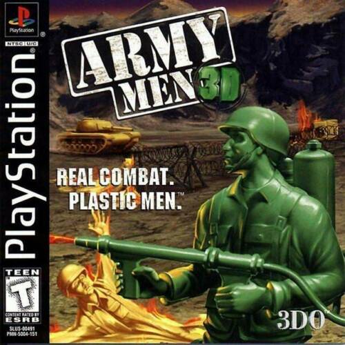 Army Men 3D — Playstation 1 - Complete Video Games Sony   