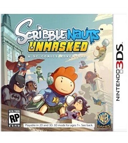Scribblenauts Unmasked - A DC Comics Adventure - 3DS - Loose Video Games Nintendo   