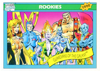 Marvel Universe 1990 - 084 - Guardians of the Galaxy Vintage Trading Card Singles Impel   
