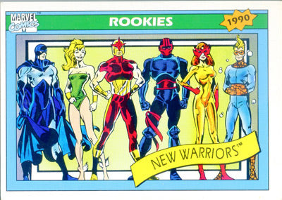 Marvel Universe 1990 - 085 - New Warriors Vintage Trading Card Singles Impel
