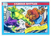 Marvel Universe 1990 - 088 - Thing vs. Hulk Vintage Trading Card Singles Impel   