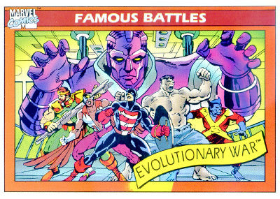 Marvel Universe 1990 - 103 - Evolutionary War Vintage Trading Card Singles Impel   