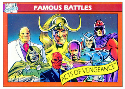 Marvel Universe 1990 - 105 - Acts of Vengeance Vintage Trading Card Singles Impel   