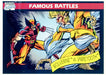 Marvel Universe 1990 - 119 - Wolverine vs. Sabretooth Vintage Trading Card Singles Impel