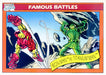 Marvel Universe 1990 - 121 - Iron Man vs. Titanium Man Vintage Trading Card Singles Impel