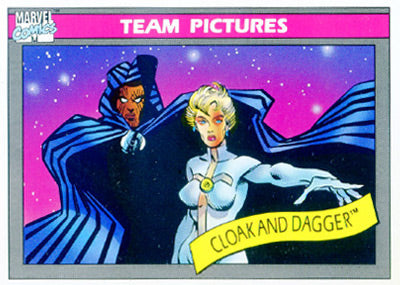 Marvel Universe 1990 - 141 - Cloak and Dagger Vintage Trading Card Singles Impel   