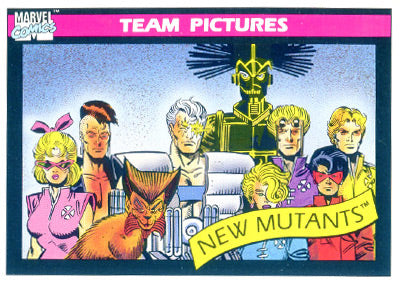 Marvel Universe 1990 - 142 - New Mutants Vintage Trading Card Singles Impel