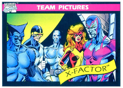 Marvel Universe 1990 - 143 - X-Factor Vintage Trading Card Singles Impel