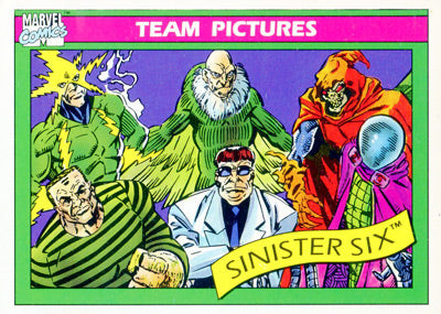 Marvel Universe 1990 - 146 - Sinister Six Vintage Trading Card Singles Impel   